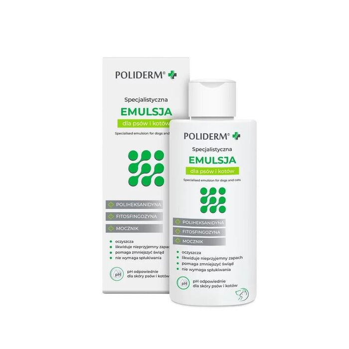 Jm Sante Poliderm - Emulsión Para Piel Propensa A Inflamaciones Para Perros Y Gatos  140 Ml