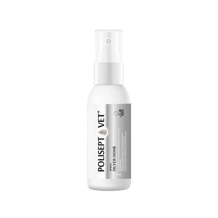 Jm Sante Polisept Vet Spray Silver Home Spray - Spray Para Heridas De Perro Y Gato  50ml