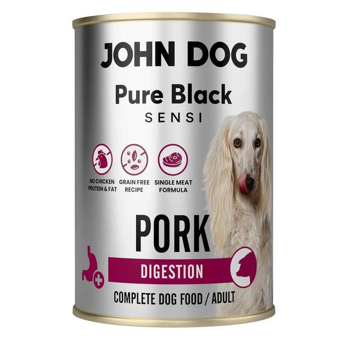 John Dog Pure Black Sensi Adult Digesti Carne De Cerdo 400g