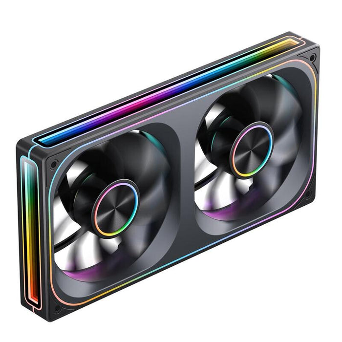 Jonsbo Za-240 Ventilador, Reverse Blade, Pwm, Argb - 240mm, Negro