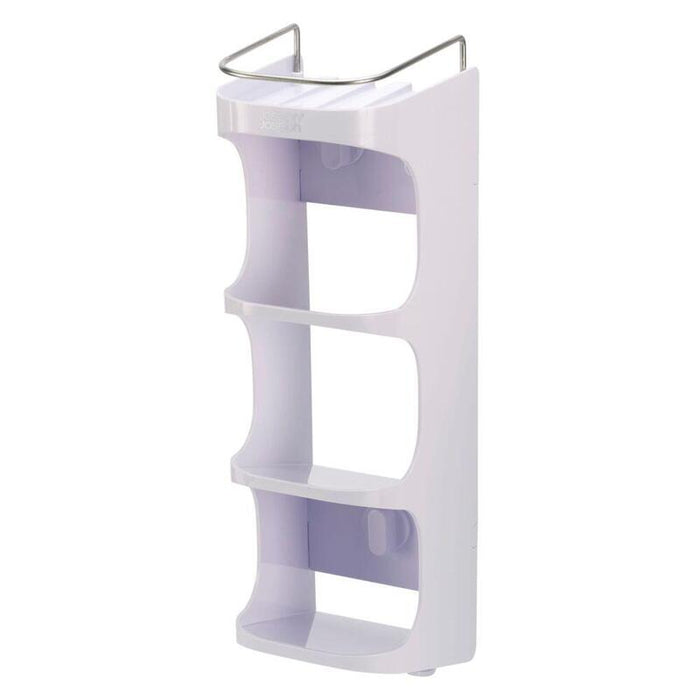 Joseph Joseph Capsule Kompakte 4-Stufige Duschablage, Weiss