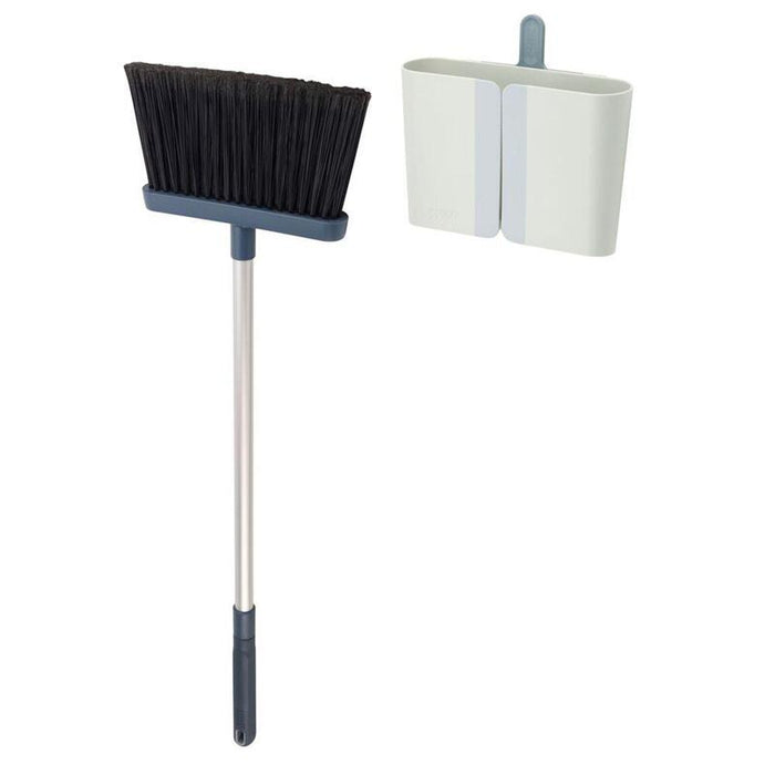 Joseph Joseph Cleanstore Blue Wall-Mounted Broom