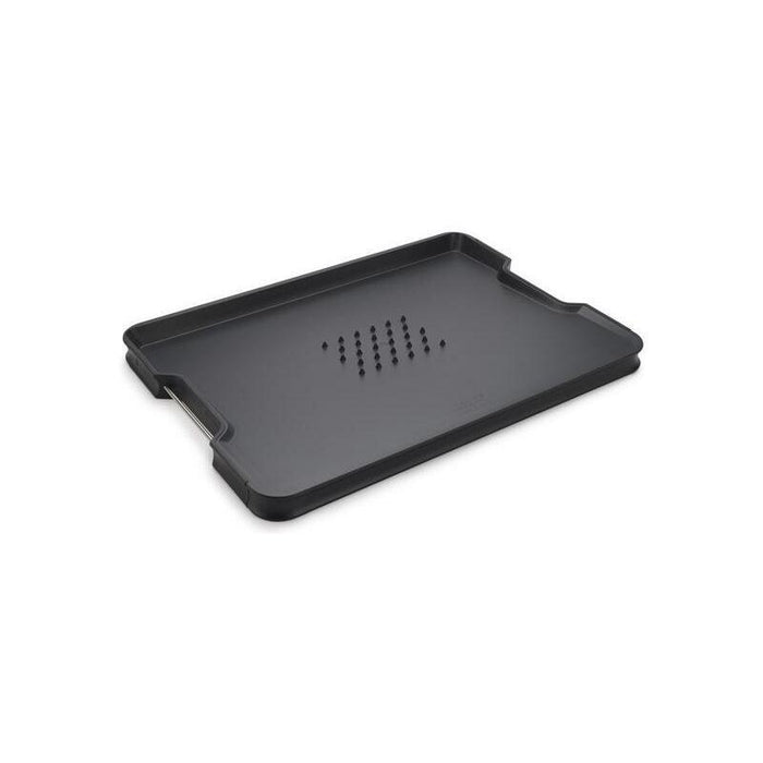 Joseph Joseph Cut&Carve Plus Multi-Func.Black Chopping Board