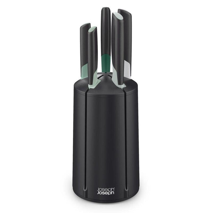 Joseph Joseph Elevate Green Knife Carousel 5-Pc Set-Editions
