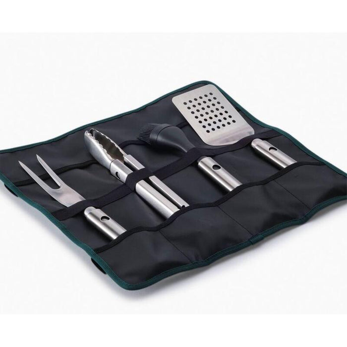 Joseph Joseph Grillout 4-Pc Ssl Bbq Utensil Set W. Storage Case