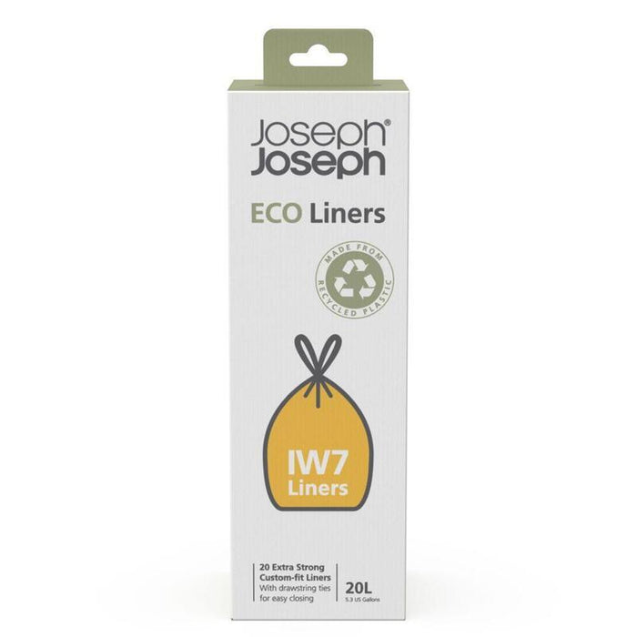 Joseph Joseph Iw7 20l Grey Recycled Bin Liners