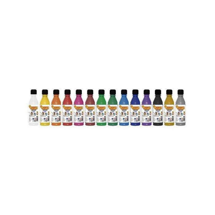 Jovi Pintura Plástica Jovidecor Acryl Botella De 250ml Amarillo