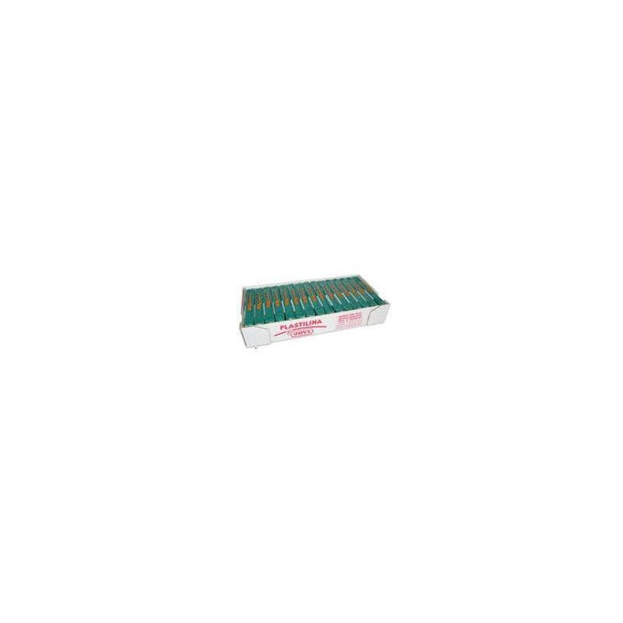 Jovi School Plastilina Pastillas De 150 Gr Verde Oscuro Caja De 15
