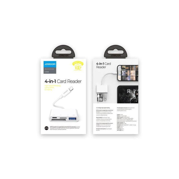 Adaptador Multifuncional Lightning A Lector Sd Y Tf/Puerto Usb Otg/Usb Tipo-C/Lightning