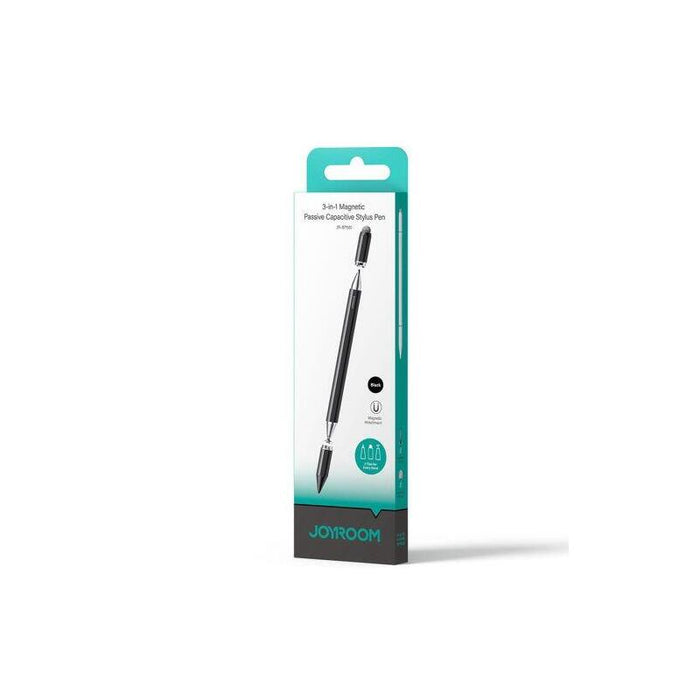 Joyroom Tablet Acc. Passive Magnetic Capacitive Stylus Pen 3-In-1 For Touchscreen, Black (Jr-Bp561)