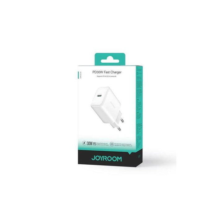 Joyroom Travel Charger Type-C. Pd 30w, Sfc, Pps, White (Jr-Tcf24)