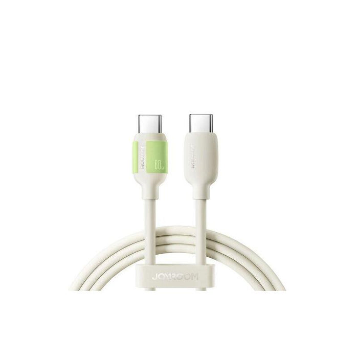 Joyroom Type-C - Type-C Fluorescent Series Cable A53, 60w, 2m, Beige (S-A53)