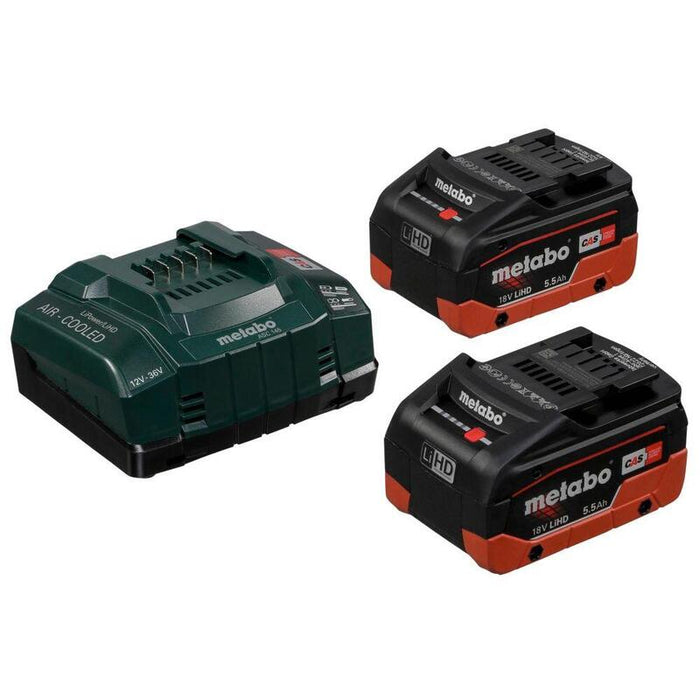 Juego Basico De Metabo 2x 18v 5,5 Ah Lihd