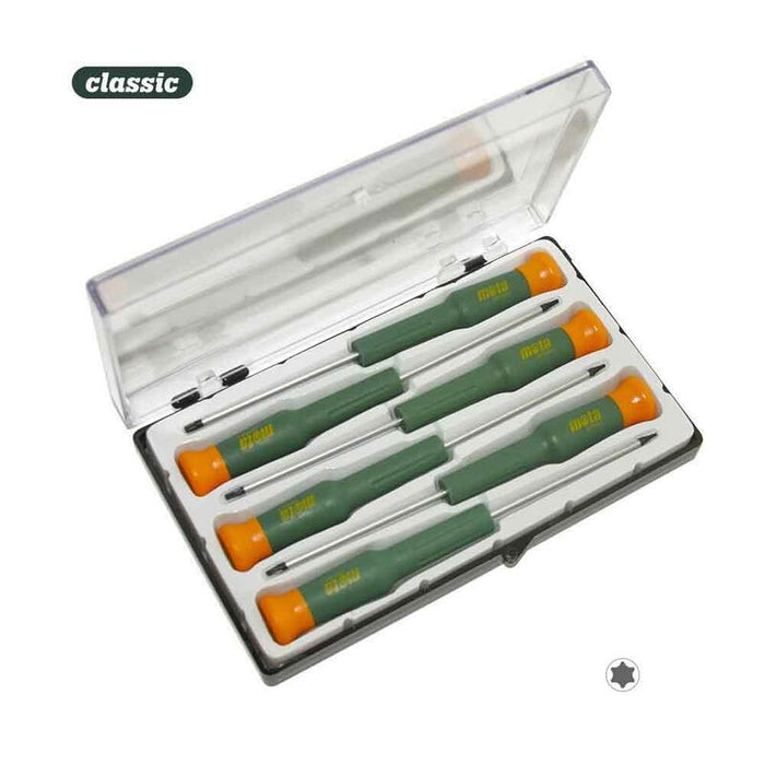Juego De 6 Destornilladores De Precision Torx Djmt Mota
