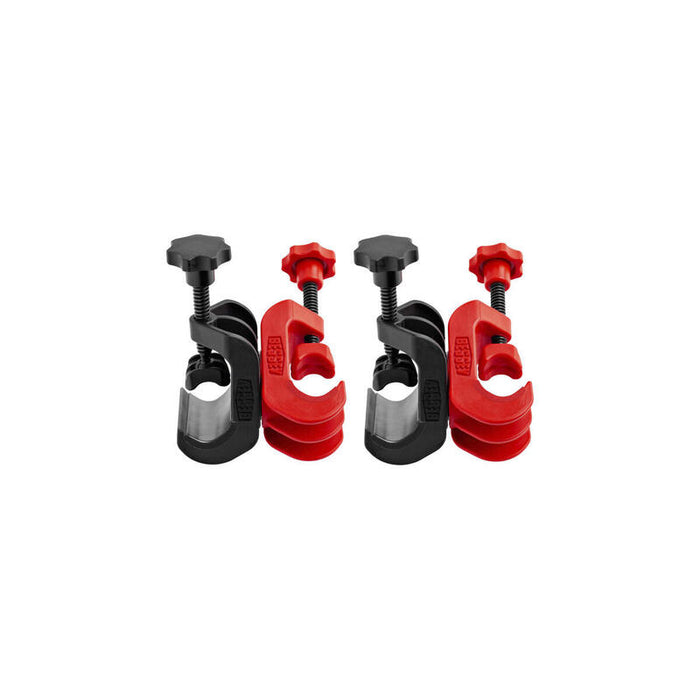 Juego De Conectores En Cruz Bessey Ste-Cc-Set, Soporte Negro/Rojo, 2 Piezas, Para Soportes De Techo Con Ø De 20 Mm A 34 Mm Ste-Cc-Set