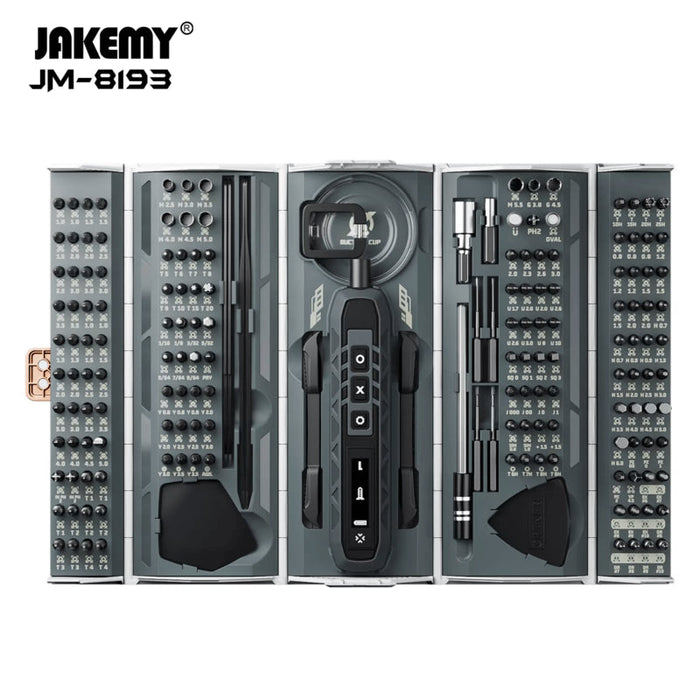 Juego De Destornilladores Eléctricos 180 En 1 Jakemy Jm 8193