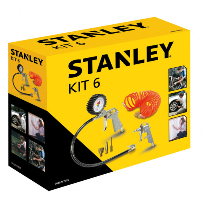 Juego De Herramientas Neumáticas Stanley 6 Piezas 9045717stn