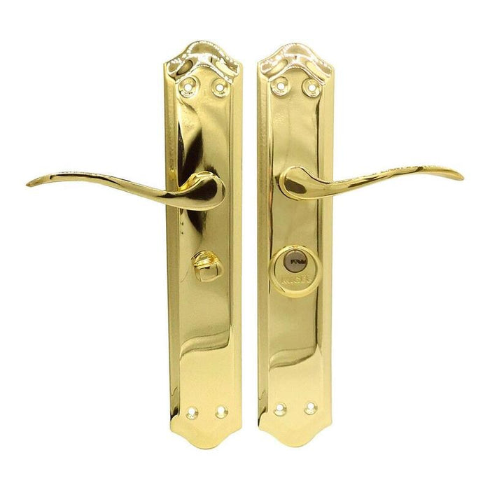 Juego De Manilla Con Llave, Modelo 202, Derecha, De Acero Con Acabado Latonado, 47 Mm