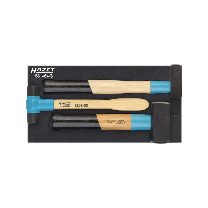 Juego De Martillos Hazet 163-464/3 Azul/Negro, 3 Piezas