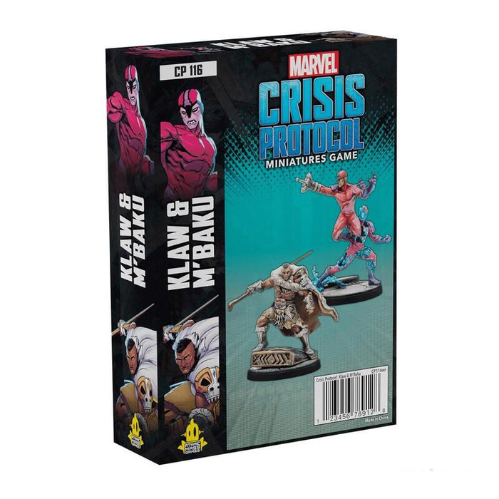 Juego De Mesa Marvel Crisis Protocol Klaw And M´Baku (Ingles)