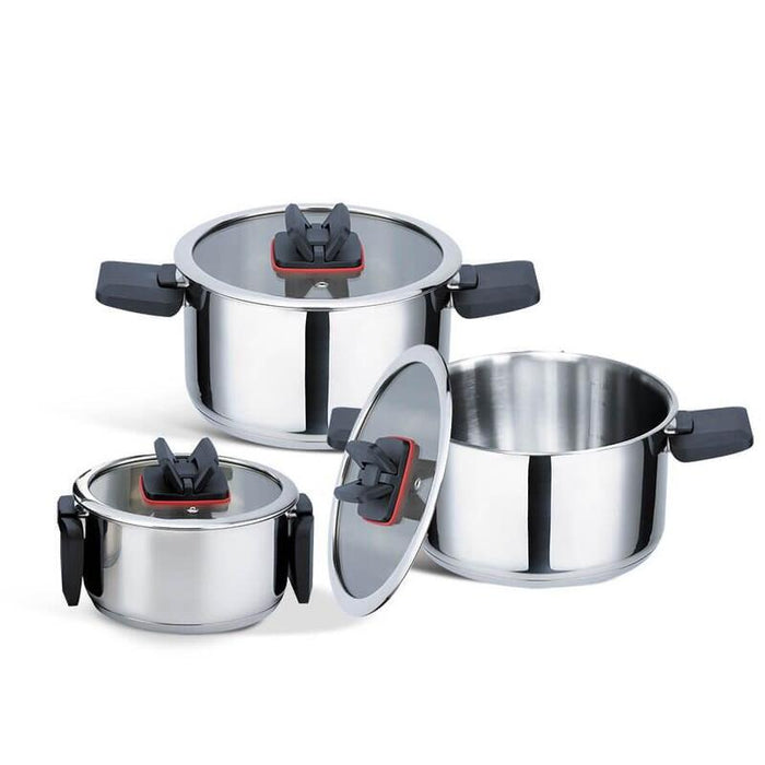 Juego De Ollas Maestro 6 Piezas Mr-3531-6