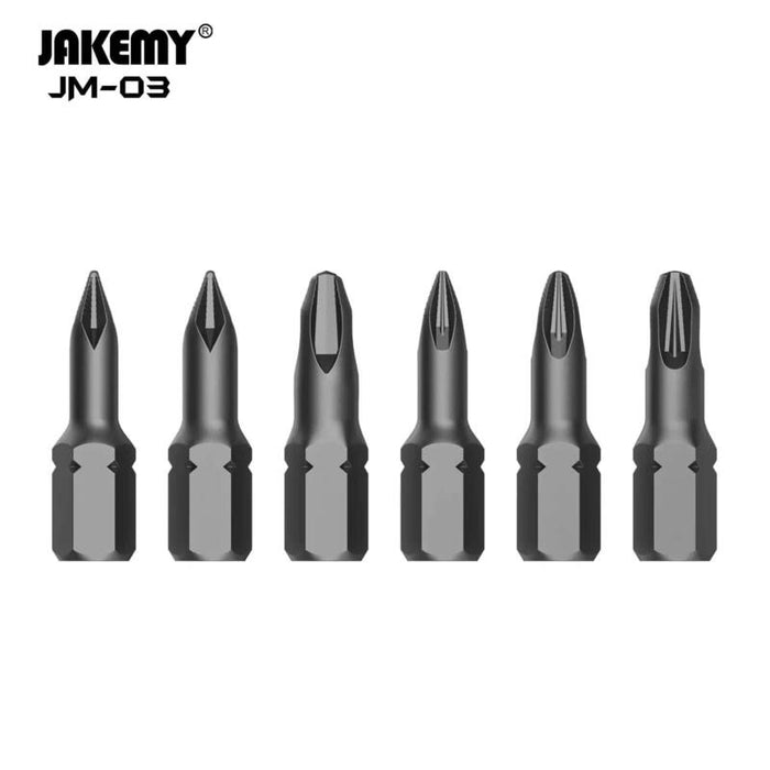 Juego De Puntas Destornillador Cortas Jakemy Jm 03