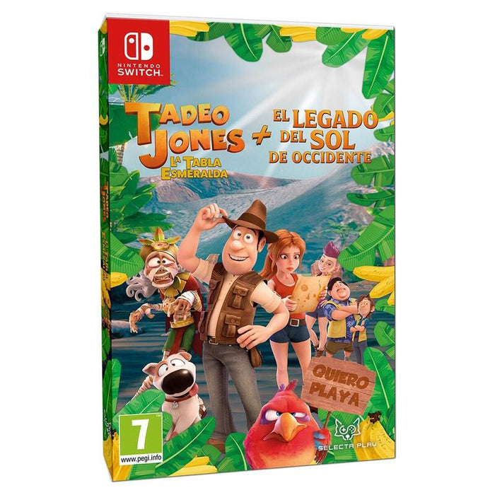 Juego Tadeo Jones 3: La Tabla Esmeralda + El Legado Del Sol De Occidente Switch