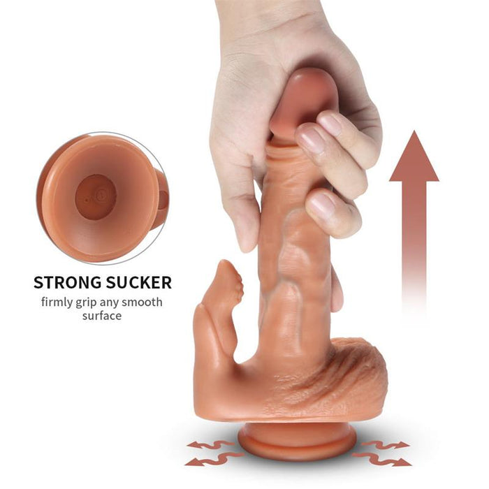 Julian Dildo Con 20 Modos De Vibración Y Estimlador De Clítoris