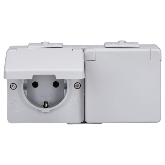 Jung 622 Ww Ap Wd-Doble-Toma De Corriente Waagrecht