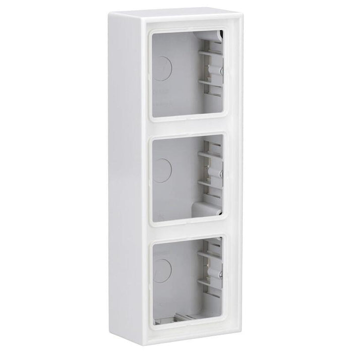 Jung Ls 583 A Ww Aufputz-Kappe Mit Rahmen 3-Fach