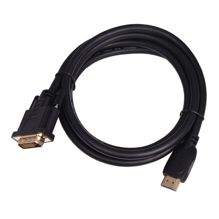Kabel Hdmi - Dvi 1.8m Dvi 24+1, Pozlacany