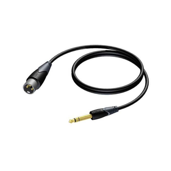 Kabel Xlr Meski - 6,3 Mm Jack Meski Stereo 1,5 M - Cla724/1.5