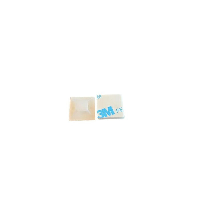 Kabelbinder Holder, Hvid,  25x25mm, 5 Stk.