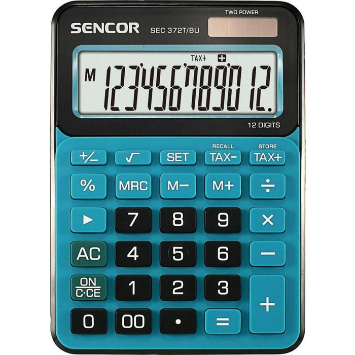 Kalkulator Biurkowy Sec 372bu Duzy 12 Cyfrowy Wyswietlacz Lcd