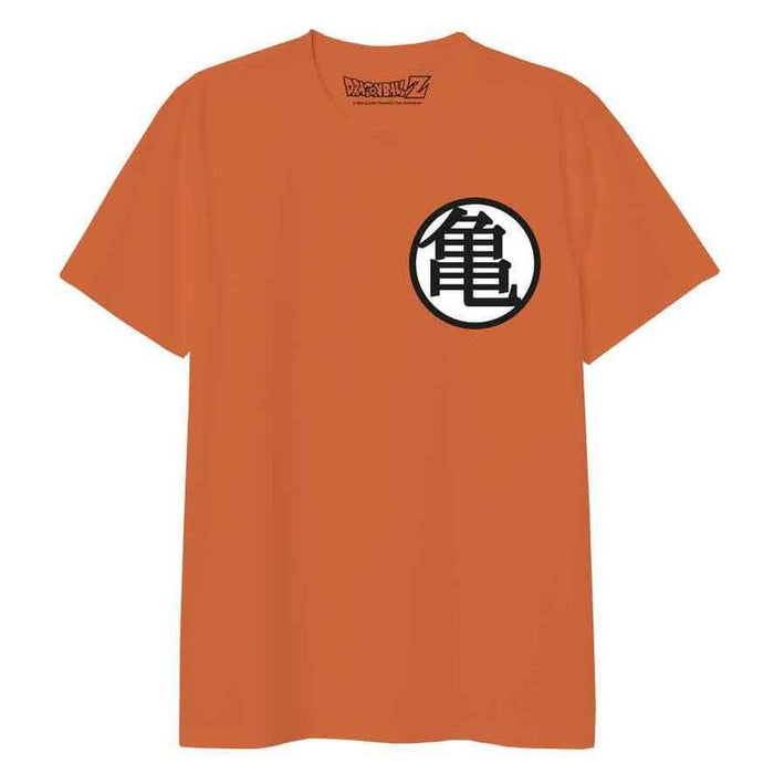 Kame School Kanji Talla M Camiseta Naranja Chico Dragon Ball