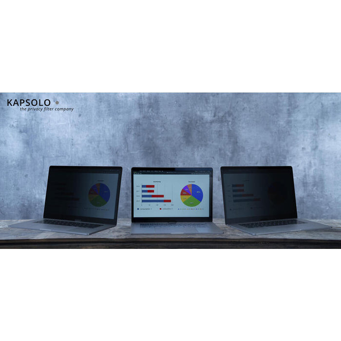 Kapsolo 2-Wege Filtro De Privacidad Retirable Para 35,56cm (14,0") Wide 16:10