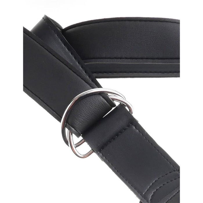 King Cock - Harness Con Pene Realístico Negro 22.9 Cm