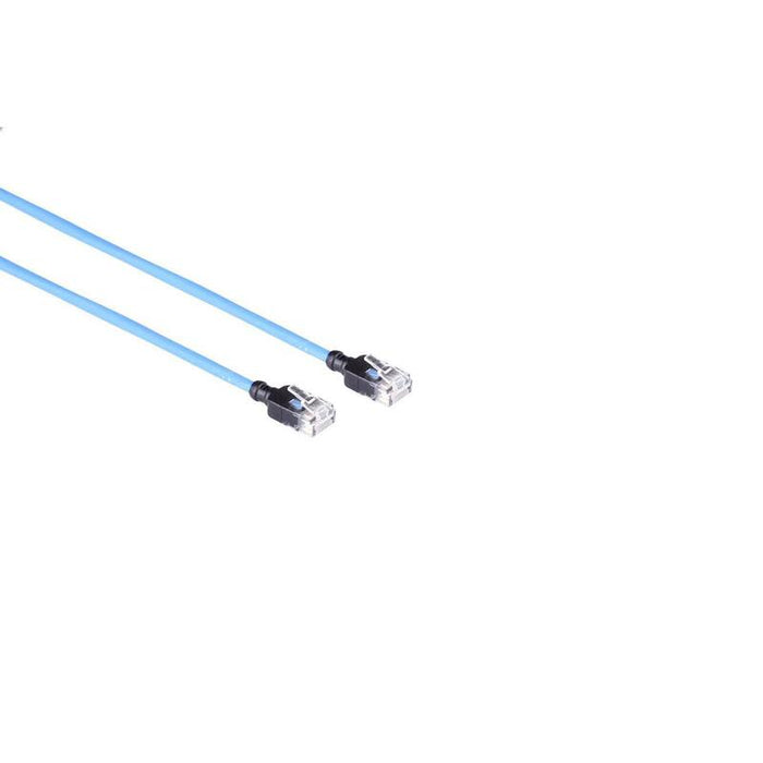 Kat6a Slim Utp 0,5m  Patchkabel Bl, Halogenfri