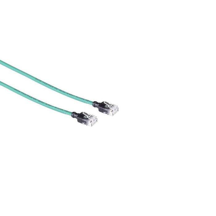 Kat6a Slim Utp 0,5m  Patchkabel GrN, Halogenfri