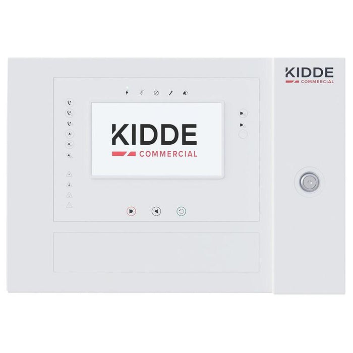 Kidde Commercial 2x-At-F2-S Panel De Incendios Analogico De 2 Lazos Con Pantalla Táctil. Caja Pequeña