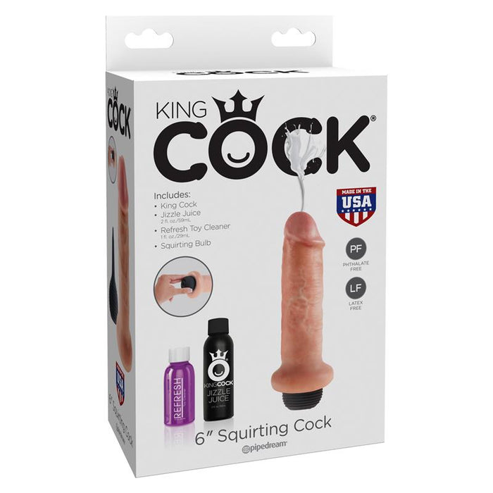 King Cock - Dildo Squirting 15.24 Cm