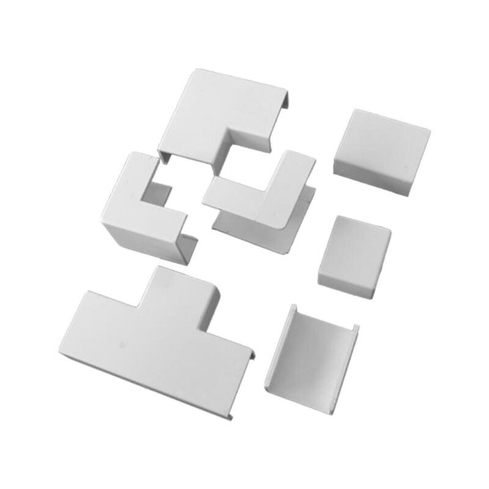 Kit Accesorios Para Mini Canal 10 X 20 Mm Solera Kit1020