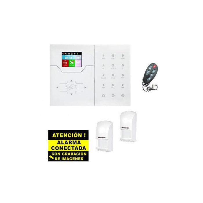 Kit De Alarma Bysecur Ip / Gsm. Central + 2 Pir + Mando
