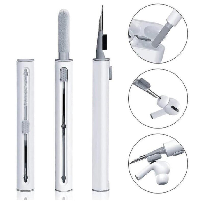 Kit De Limpieza Multifunción De Auriculares Smartphones Y Tablets 2ªgen Blanco