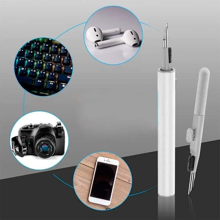 Kit De Limpieza Multifunción De Auriculares Smartphones Y Tablets 2ªgen Blanco