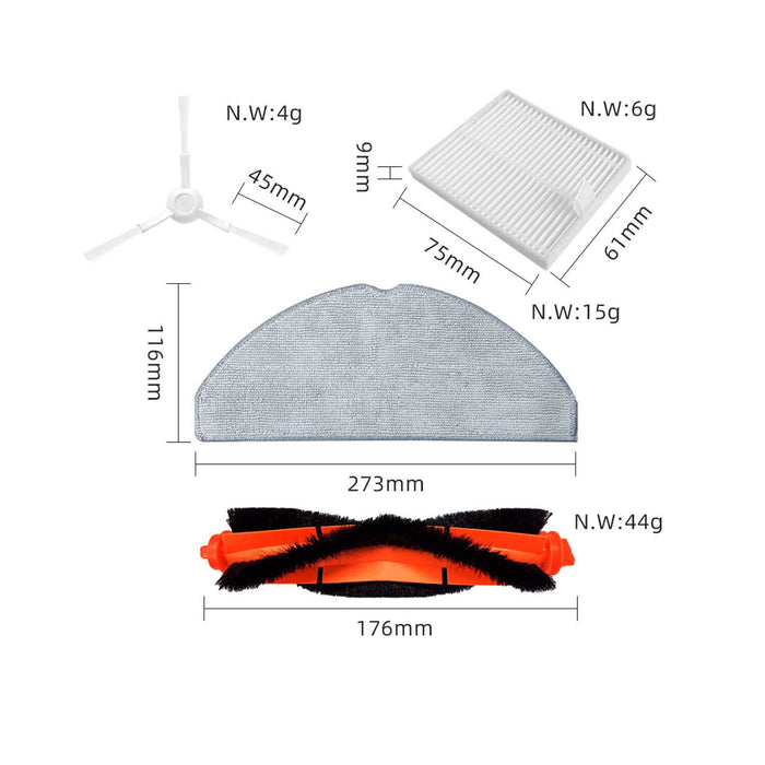 Kit De Recambios Para Aspirador Xiaomi S20 D106