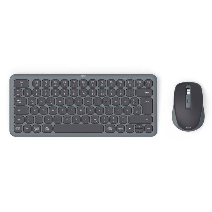 Kit De Teclado Y Ratón Wkm-500 Negro-Gris