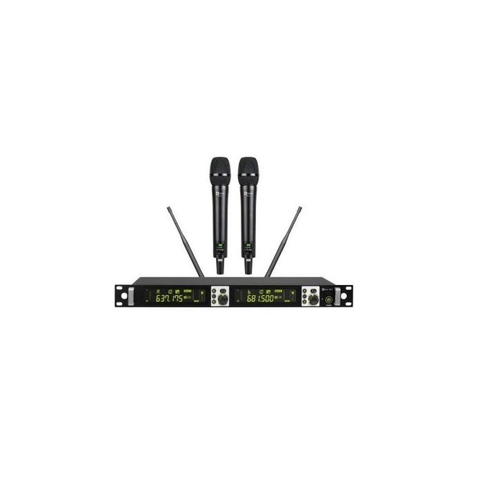 Kit Inalámbrico Con Dwoma Micrófonoami Dode Manomi Wm 2h