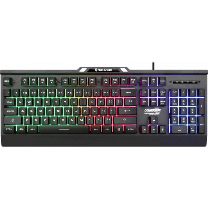 Klawiatura Metalowa Dla Graczy Comqueror Dynamiczne Podswietlenie - Wersja Limitowana World Of Tanks