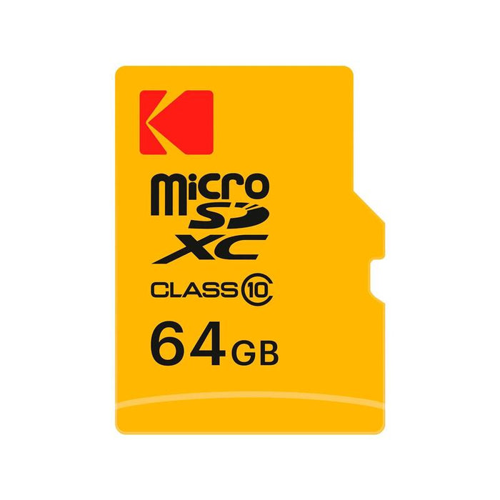 Kodak Class 10 Microsdxc 64gb Tarjeta De Memoria Microsd + Adaptador Sd